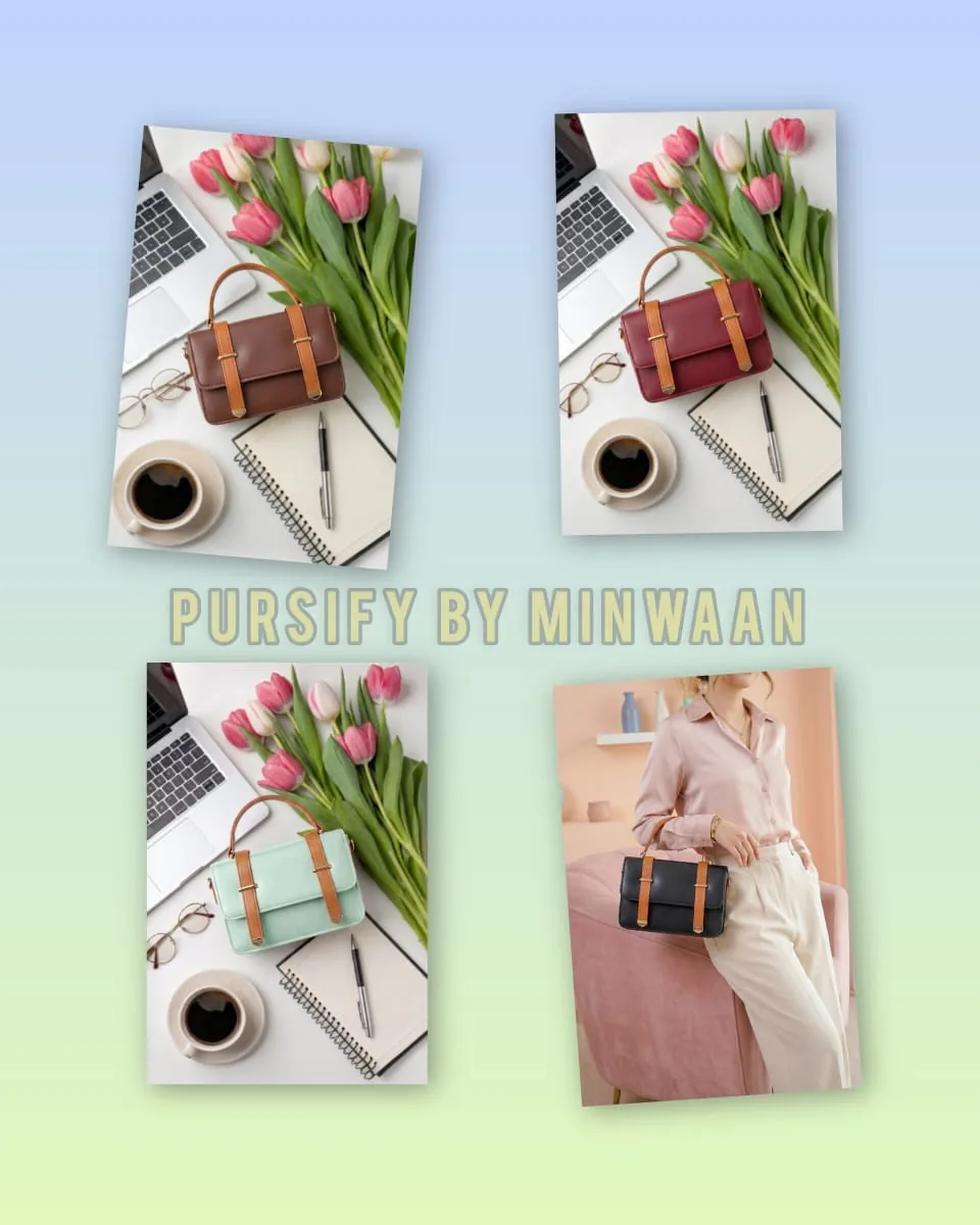 Petite Box Bag by Pursify by Minwaan — front view