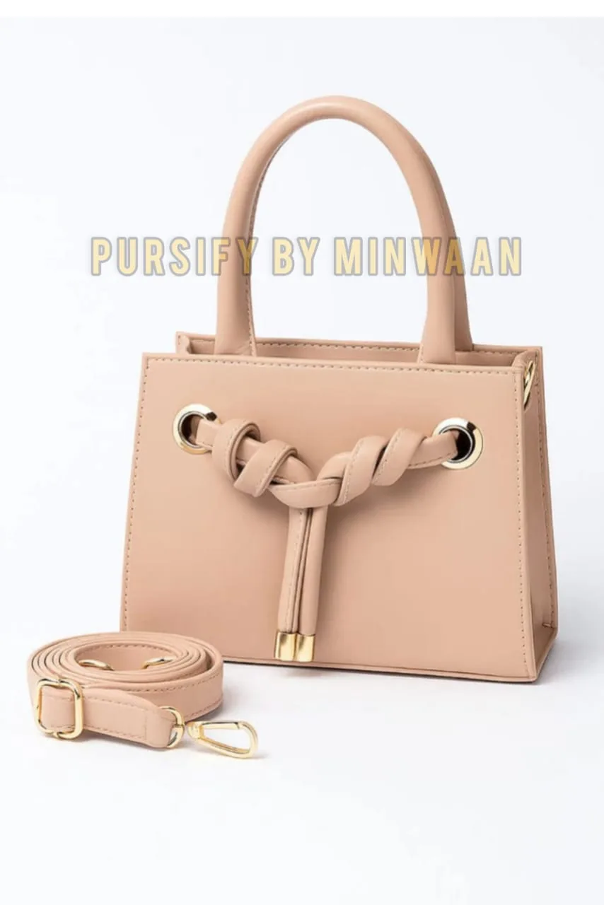 Knot Affair Handbag by Pursify by Minwaan — front view